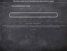 Tablet Screenshot of lucecartomante.com